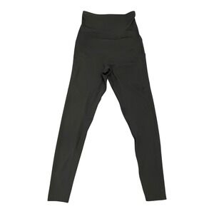 Enerful High Waist Maternity Yoga Pants Tummy Control Workout Leggings Pockets M